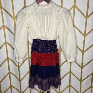 Womens vintage Ruth of Carolina Cottage‎ core dress size 8